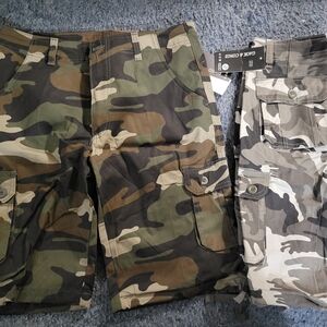 Camo Cargo Shorts for Men